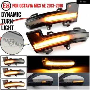 ダイナミック LED ウィンカー ウインカー シュコダ オクタヴィア 3 MK3 III A7 5E VW T-ROC TROC T-CROSS 2014 2015 2017-20 ライト用