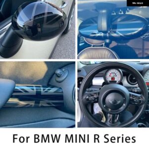 黒旗カー用品 ステッカー シェル 装飾 カバー ミニクーパー S JCW R53 R55 R56 R57 R58 R59 R60 R61 自動車