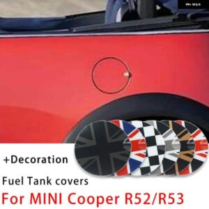 ユニオンジャック燃料タンクキャップカバー ステッカー ミニクーパー R52 R53 専用スタイリング