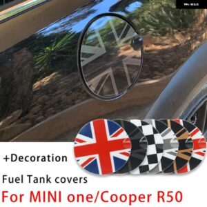 ユニオンジャック燃料タンクキャップカバー ステッカー ミニクーパー 1 ハッチバック R50 2001-2006 専用スタイリング
