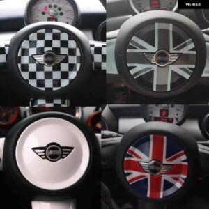 ユニオンジャックステアリング ホイールセンターパネル ステッカー ミニクーパー 1 R55 R56 R57 R58 R60 カースタイリング インテリア トリム