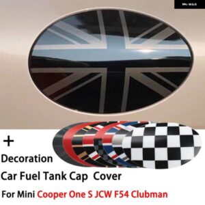 ミニ 1 クーパー S JCW F54 クラブマン燃料タンクキャップ ステッカー カバー 装飾 スタイリング オート