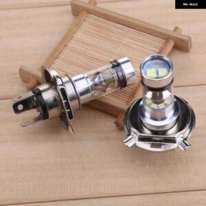 2個 H4 100 ワット 2828 20SMD LED ハイパワー運転 DRL ライト フォグランプ 電球 DC 12-24 V