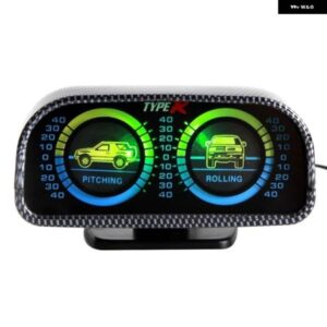 スロープ実用バックライト回転バランス傾斜計ピッチング耐衝撃測定ツール 2 バレルアングル