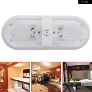 10-24V DC 48 LED RV キャンピングカー低消費高輝度シーリングライト ロッカースイッチ 付き キャンピングカー ヨット キャンピングカー用