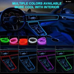 インテリア 装飾 ランプストリップムードランプ冷光 装飾 ダッシュボード コンソール 自動 LED アンビエントライト 3メートル