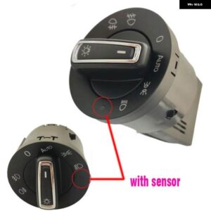 ヘッドライト フォグランプ スイッチ ヘッドランプ スイッチ VW ゴルフ MK5 MK6 MK7 VII