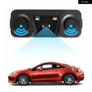 HD リアビューカメラ 3IN1 パーキングレーダー 探知センサー LED ナイトビジョン 防水 リバースカメラ