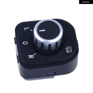 クロームパワーサイドミラー 調整スイッチ ノブ フィット ジェッタ MK5 ゴルフ MK5 MK6 ラビット EOS パサート B6 3C ティグアン 1K0 959 565 5ND959565B