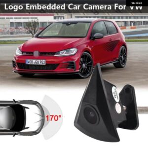 HD 車 CCD フロントビューカメラ VW パサート B4 B5 B6 B7ティグアン ゴルフ 4 5 6 トゥーランポロビートルマルチバンカラベル