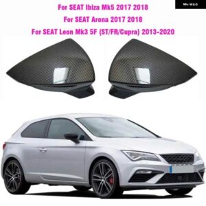 グロスブラック ミラー キャップセアト レオン 5F MK3 ST キュプラ 2013-2020 イビサ MK5 アロナ 2017-2018 サイドカバー