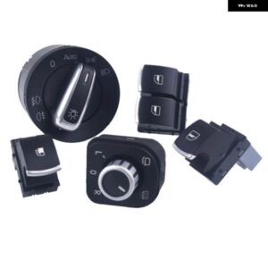 VW EOS ゴルフ MK5 MK6 GTI シロッコポロウサギ 2 ドア窓 ヘッドライト 自動バックミラー スイッチ