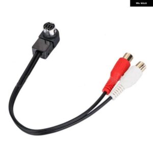 30CM AUX 入力カーオーディオケーブル ライン アダプタ カーアルパイン KCA-121B 2 RCA