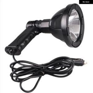 4インチ 超高輝度 100ワット ポータブルハンドヘルド狩猟ランプ LED サーチライト救助ミッション ライト 12V ライト
