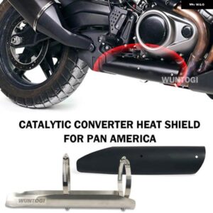 パンアメリカ マフラー ヒートシールド マフラー STAIGHT カバー パイプ ヒートシールド PANAMERICA 1250 PA1250 2021 2022