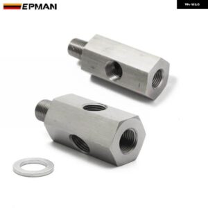 1/8インチ BSPT 1/8インチ NPT M10 油圧センサー ティー NPT アダプター ターボ 供給フィードラインゲージ EP-CGQ197
