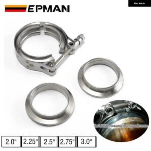 1.75インチ 2インチ 2.25インチ 2.5インチ 2.75インチ 3インチ / 45MM 51MM 57MM 63MM 70MM 76MM V バンドクランプフィットオールスタイル エキゾースト シ