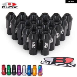 BLOX RACING 7075 アルミ ホイール ラグ ナット M12X1.25 / M12X1.5 L: 50MM 20個 EP-BLOX750