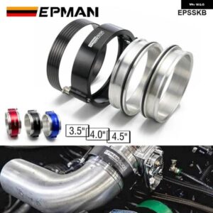 クイックリリースクランプパフォーマンス HD クランプシステム アセンブリ OD 3.5インチ 4.0インチ 5.0インチ スロットルボディインタークーラーパイプ ター