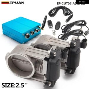 エキゾースト コントロールバルブ デュアルセット W リモートカットアウト コントロール 2インチ/2.25インチ/2.5インチ/2.75インチ/3インチパイプ用 2セット