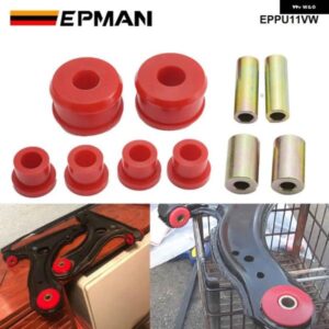 車フロントコントロールアームブッシュキット VW ビートル 98-06/ ゴルフ 85-06/ ジェッタ 85-06 レッド EPPU11VW