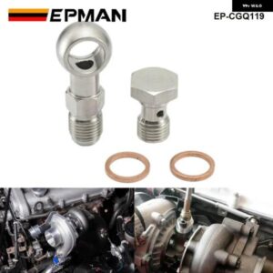 車バンジョーボルト M14X1.5MM 6AN -6 ターボ 水冷却剤 GT25 GT28 GT30 MHI TD05 TD06 EP-CGQ119