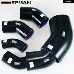 ブラック シリコン ホース 45度エルボー減速パイプ ホース シート 用 38/41/45/48/51/54/57/60/63MM EP-SS45RS