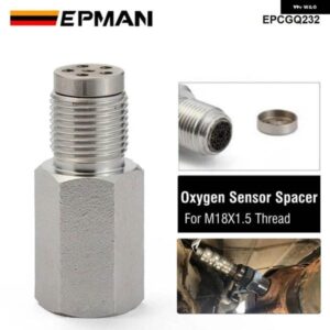 O2 オキシセンサー スペーサー M18X1.5MM エンジン アダプター栓触媒ホットコンバーター 02 診断プラグ EPCGQ232