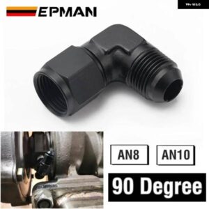 AN8/AN10 オス/メス 90度バルクヘッドフレアアルミ仕上げ継手 TKGZMAN8/TKGZMAN10