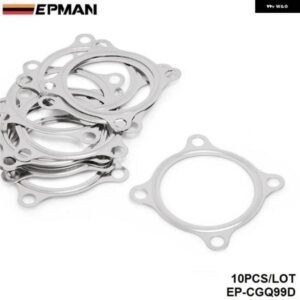 10ピース 2.5インチインチ 4ボルト ステンレス ターボ 排気縦樋フランジ ガスケット GT3582R GT35 T3 EP-CGQ99D