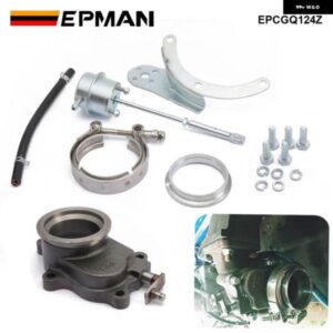 2.5インチ インナーウエストゲート 変換キット T3 T4 5ボルト スイングバルブ + アクチュエーター T3 8PSI EPCGQ124Z