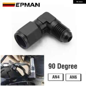 AN4/AN6 メス-オス 90度スイベルアダプターアルミ燃料フィッティング TKGZMAN4/TKGZMAN6