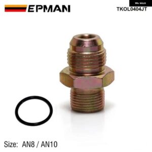 サイズ : AN10 AN8 M20*1.5 オイル/燃料ラインホース エンドユニオン継手アダプター オイルサンドイッチアダプター継手 TKOL0404JT