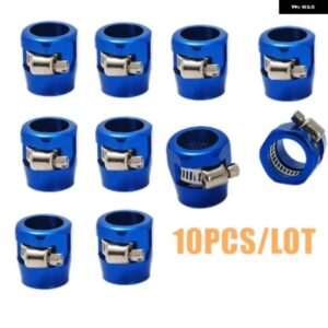 AN-10 AN10 20MM ブルーホース エンドフィニッシャー燃料油水ロード管ジュビリークリップクランプ SS 編組ゴムインナーライン EP-OKUAN10