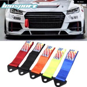 レーシング 牽引ストラップ 牽引ロープ 高強度軽量ウェビング ロゴ入り SP