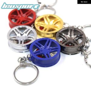 RIM ホイールキーホルダー ホイール NOS ターボ キーホルダー キーリング金属ブレーキディスク 005