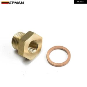 圧力温度ゲージ 送信アダプター 1/8インチ NPT M14X1.5 M16X1.5 オス クラッシュワッシャー付き EPCGQ204/EPCGQ211