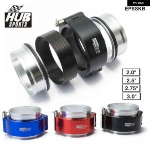 ハブスポーツクイックリリースパフォーマンス HD クランプシステム アセンブリ 2.0インチ /2.5インチ /2.75インチ /3.0インチ 外径スロットルボディインター