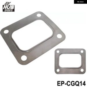 10ピース T04E T66 T70 GT35 GT40 T4 ターボ タービンインレット ガスケット T4 フランジ ガスケット 4ボルト 304 ステンレス HU-CGQ14