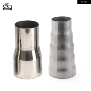 ハブスポーツ-外径:2インチ 2.25インチ 2.75インチ 3インチ 3.5インチ ステンレス フレア排気減速コネクタパイプ HU-BJ