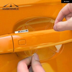 4個 ドアハンドルフィルム傷つきにくい ミニクーパー カントリーマン R55 R56 R60 F56 F55 F60