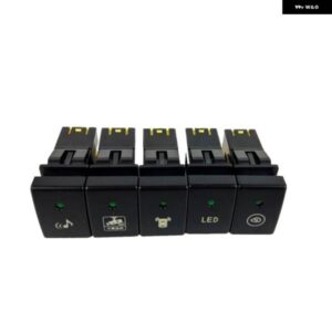 スズキ 1PC 加熱バックミラー ファンレーダー パーキング センサー 後 フォグライト バックミラー 折りたたみ スイッチ ボタン用 ジムニー