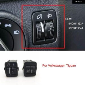 ダッシュボード 輝度調光器 ヘッドライト 高さ調整 スイッチ VW ティグアン 5ND941333A 5ND941334A