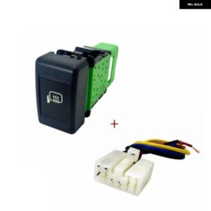 1PC バックミラー 加熱 スポットライト レーダー パーキング センサー ドライブ レコーダー マフラー スイッチ ボタン いすゞ D-MAX 2018
