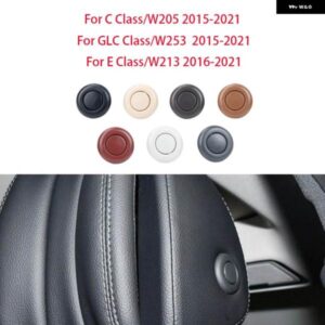 メルセデス C クラス W205 GLC クラス W253 E クラス W213 カーシート ヘッドレストボタン カバー 調整 スイッチ シート