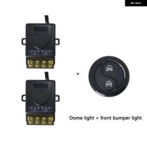 1セット 12 V-24 V スポットライト 電源フロントバンパー ライト LED 2 ボタン ヘッドライト 用 ワイヤレス リモート コントロール スイッチ