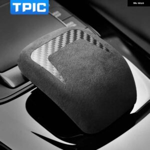アルカンターラスエード ギアシフト ノブハンドル ABS カバー トリム ステッカー メルセデス W177 V177 W118 A クラスカー