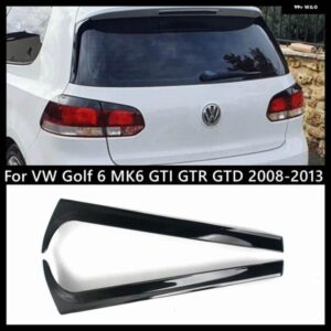 VW ゴルフ 6 MK6 GTI GTR GTD 2008-2013 ABS リアウィンドウ サイド トランク スポイラー カナードカナードスプリッター