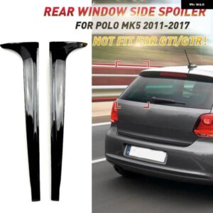 リアサイドウイングルーフ スポイラー ステッカー トリム カバー VW ポロ MK5 2011-17
