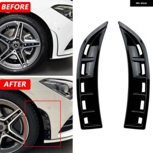 フロントバンパー 風ナイフブレード メルセデス C118 X118 AMG CLA35 CLA250 CLA220 CLA200 CLA180 2019-2022 CANBON LOOK トリム スポイラー